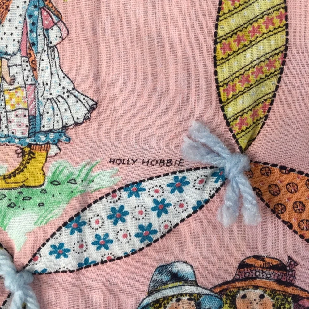 Holly Hobbie Quilt Baby Blanket 41x38